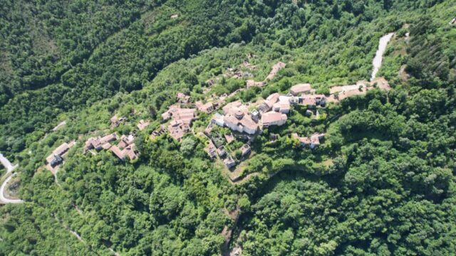 Laino Castello, top view