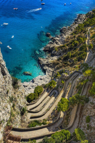 Capri Island, Via Krupp